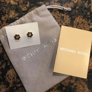 MICHAEL Michael Kors NWOT Gold Flower Studs
